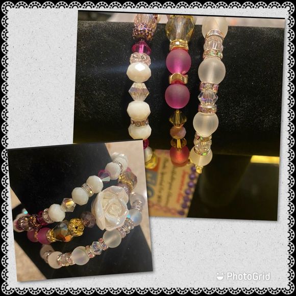 TRENDING✨ Swarovski crystal Stack bracelet!
customize your own!! - Picture 1 of 9
